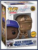 Jackie Robinson (Fielding) (Bronze) (Chase) from Sports Legends - Pop! Vinyl Figures manufactured by Funko [Front]
