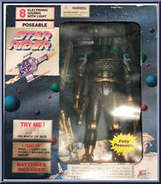 Electronic Light & Sounds Black Robot Action Figure