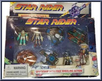 Spaceship with Free Weeling Action Action Figure