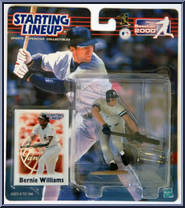 Bernie Williams from Starting Lineup - Baseball - 2000 Series manufactured by Kenner [Front]