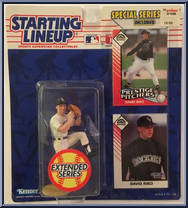David Nied (Extended) from Starting Lineup - Baseball - 1993 Series manufactured by Kenner [Front]