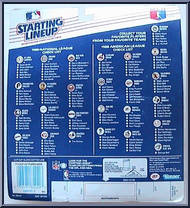 Gary Carter from Starting Lineup - Baseball - 1988 Series manufactured by Kenner [Back]