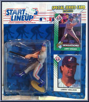 Larry Walker from Starting Lineup - Baseball - 1993 Series manufactured by Kenner [Front]