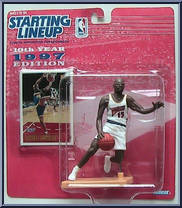 Latrell Sprewell from Starting Lineup - Basketball - 1997 Series manufactured by Kenner [Front]