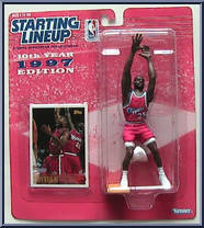Loy Vaught from Starting Lineup - Basketball - 1997 Series manufactured by Kenner [Front]