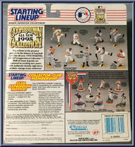 Bob Gibson from Starting Lineup - Cooperstown Collection - 1995 Series manufactured by Kenner [Back]