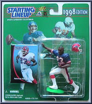 Antowain Smith from Starting Lineup - Football - 1998 Series manufactured by Kenner [Front]