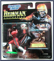 Barry Sanders from Starting Lineup - Football - Heisman Collection - 1997 manufactured by Kenner [Front]