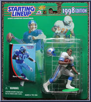 Barry Sanders from Starting Lineup - Football - 1998 Series manufactured by Kenner [Front]