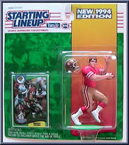 Brent Jones from Starting Lineup - Football - 1994 Series manufactured by Kenner [Front]