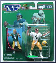 Brett Favre from Starting Lineup - Football - 1998 Series manufactured by Kenner [Front]