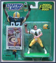 Brett Favre from Starting Lineup - Football - 2000 Series manufactured by Kenner [Front]