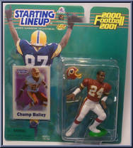 Champ Bailey from Starting Lineup - Football - 2000 Series manufactured by Kenner [Front]