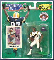 Cris Carter (Extended) from Starting Lineup - Football - 2000 Series manufactured by Kenner [Front]