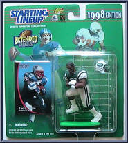 Curtis Martin from Starting Lineup - Football - 1998 Series manufactured by Kenner [Front]