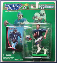 Drew Bledsoe from Starting Lineup - Football - 1998 Series manufactured by Kenner [Front]