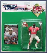 Hardy Nickerson from Starting Lineup - Football - 1995 Series manufactured by Kenner [Front]
