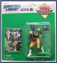 Jerome Bettis from Starting Lineup - Football - 1995 Series manufactured by Kenner [Front]