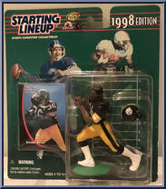 Jerome Bettis from Starting Lineup - Football - 1998 Series manufactured by Kenner [Front]