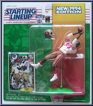 Jerry Rice from Starting Lineup - Football - 1994 Series manufactured by Kenner [Front]