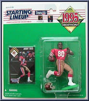 Jerry Rice from Starting Lineup - Football - 1995 Series manufactured by Kenner [Front]