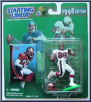 Jerry Rice from Starting Lineup - Football - 1998 Series manufactured by Kenner [Front]