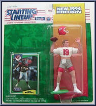 Joe Montana from Starting Lineup - Football - 1994 Series manufactured by Kenner [Front]