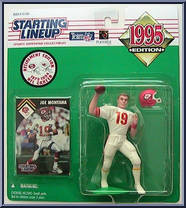 Joe Montana (Retirement) from Starting Lineup - Football - 1995 Series manufactured by Kenner [Front]