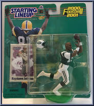 Keyshawn Johnson from Starting Lineup - Football - 2000 Series manufactured by Kenner [Front]