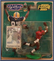 Keyshawn Johnson from Starting Lineup - Football - 2000 Series manufactured by Kenner [Front]