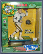 Mark Brunell from Starting Lineup - Football - Gridiron Greats - 1998 manufactured by Kenner [Front]