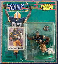 Marshall Faulk from Starting Lineup - Football - 2000 Series manufactured by Kenner [Front]