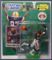 Peter Warrick (Extended) from Starting Lineup - Football - 2000 Series manufactured by Kenner [Front]