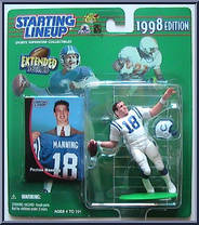 Peyton Manning (Extended) from Starting Lineup - Football - 1998 Series manufactured by Kenner [Front]
