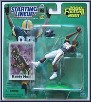 Randy Moss from Starting Lineup - Football - 2000 Series manufactured by Kenner [Front]