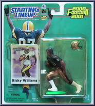 Ricky Williams from Starting Lineup - Football - 2000 Series manufactured by Kenner [Front]