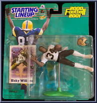 Ricky Williams from Starting Lineup - Football - 2000 Series manufactured by Kenner [Front]