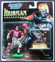 Steve Owens from Starting Lineup - Football - Heisman Collection - 1997 manufactured by Kenner [Front]