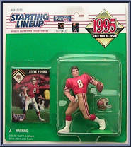 Steve Young from Starting Lineup - Football - 1995 Series manufactured by Kenner [Front]