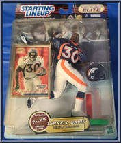 Terrell Davis from Starting Lineup - Football - Elite - 2000 manufactured by Kenner [Front]