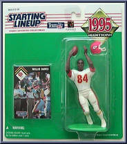 Willie Davis from Starting Lineup - Football - 1995 Series manufactured by Kenner [Front]