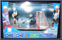 Alexei Yashin / Olaf Kolzig from Starting Lineup - Hockey - One on One - 1999 manufactured by Kenner [Front]