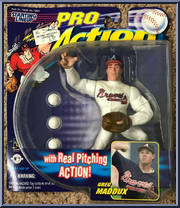 Greg Maddux from Starting Lineup - Pro Action - Baseball manufactured by Kenner [Front]