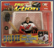 Martin Brodeur from Starting Lineup - Pro Action - Hockey - Deluxe manufactured by Kenner [Front]