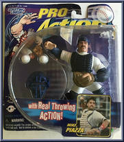 Mike Piazza from Starting Lineup - Pro Action - Baseball manufactured by Kenner [Front]