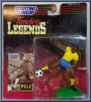 Pele from Starting Lineup - Timeless Legends - 1998 Series manufactured by Kenner [Front]