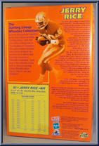 Jerry Rice from Starting Lineup - Wheaties - Series 1 manufactured by Kenner [Back]