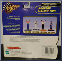 Tony Stewart from Starting Lineup - Winner's Circle - 2000 Series manufactured by Kenner [Back]