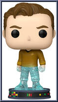 James T. Kirk (Transporter) (Glitter) from Star Trek - Pop! Plus manufactured by Funko [Loose]