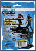 Counselor Troi from Star Trek - HeroClix - Away Team: Next Generation manufactured by WizKids [Back]